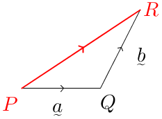 Vector(P(0,0)Q(2,0)R(3,2)PQ-a,QR-b,red(PR)).png